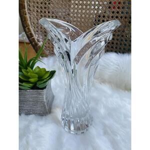 Clear Glass Decorative Vase